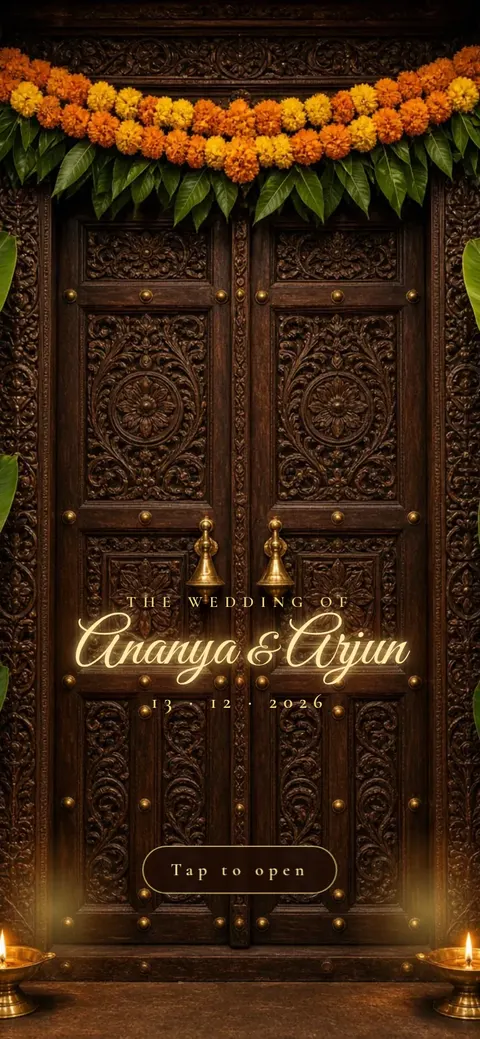 Mandap Doors invitation preview